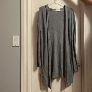 Treasure and Bond Cardigan, Girl Large (10/12), Grey